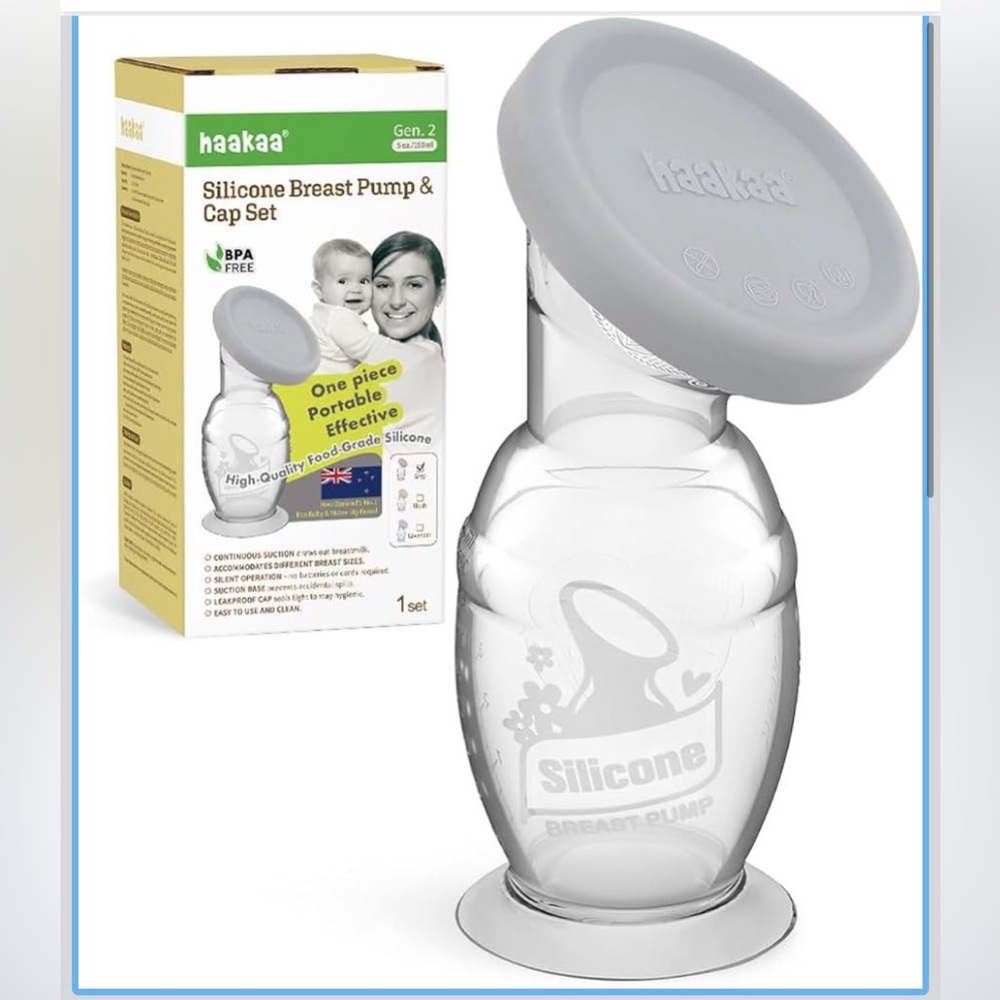 Haakaa Silicone Milk Collector with Lid -5oz